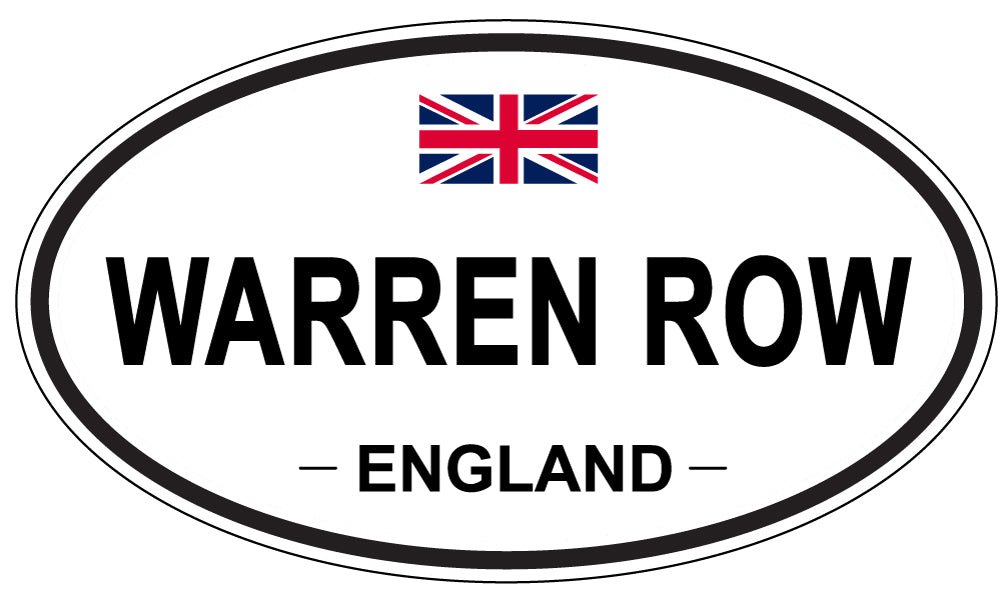 WARREN ROW, England - Oval Magnet