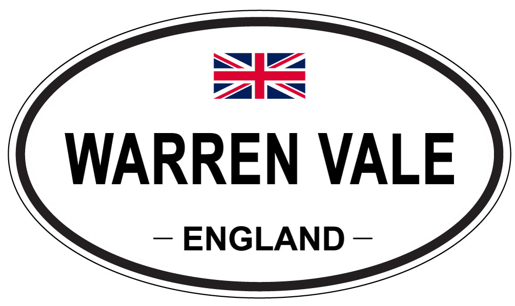 WARREN VALE, England - Oval Magnet