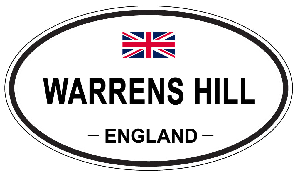 WARRENS HILL, England - Oval Magnet