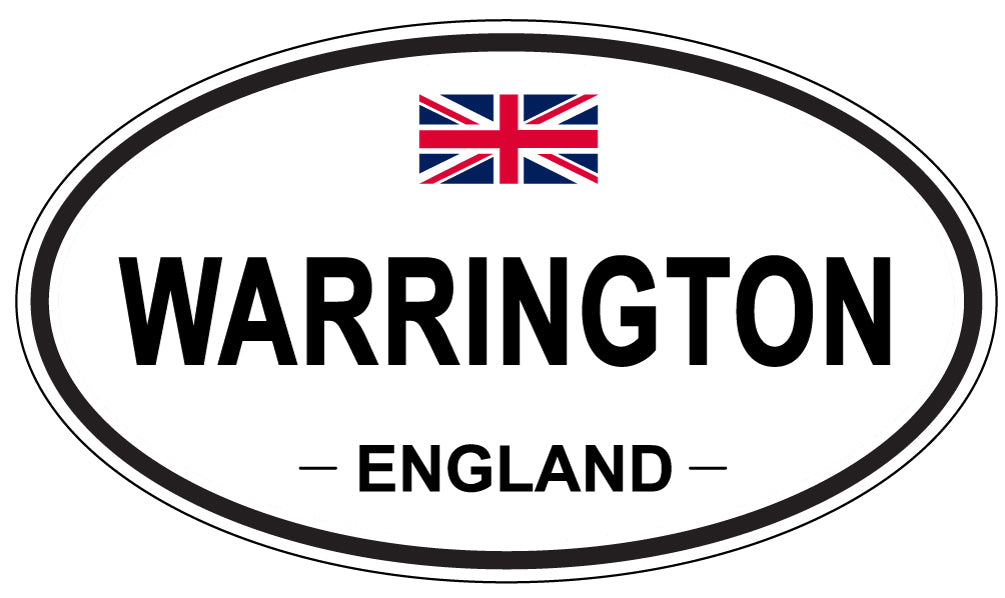 WARRINGTON, England - Oval Magnet