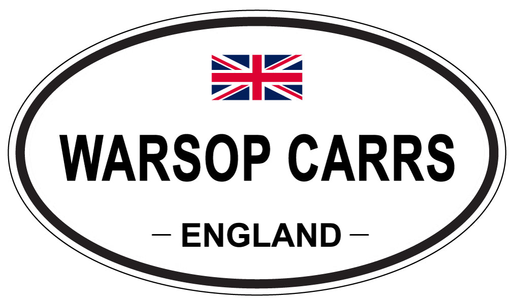 WARSOP CARRS, England - Oval Magnet