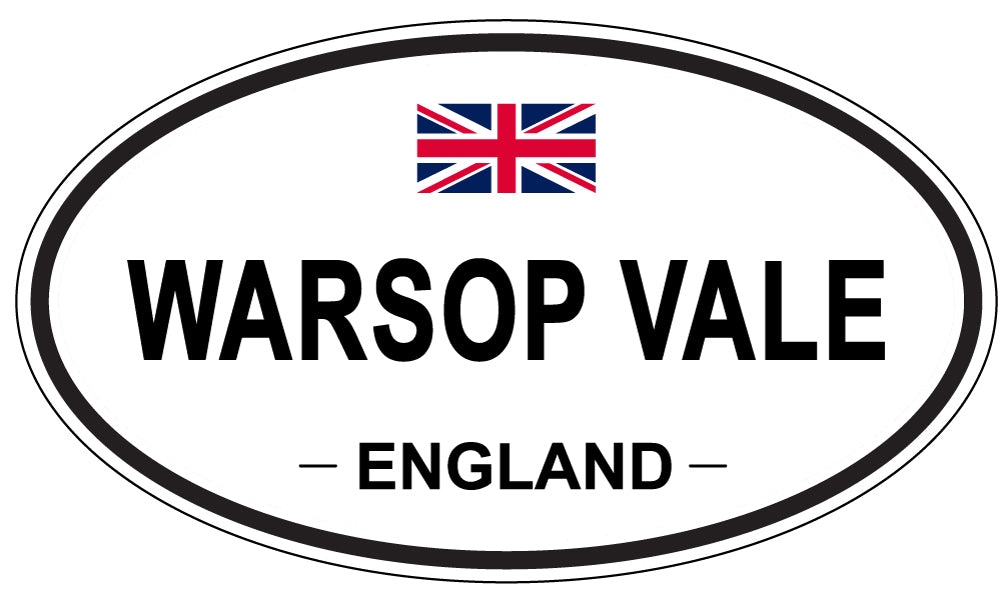 WARSOP VALE, England - Oval Magnet
