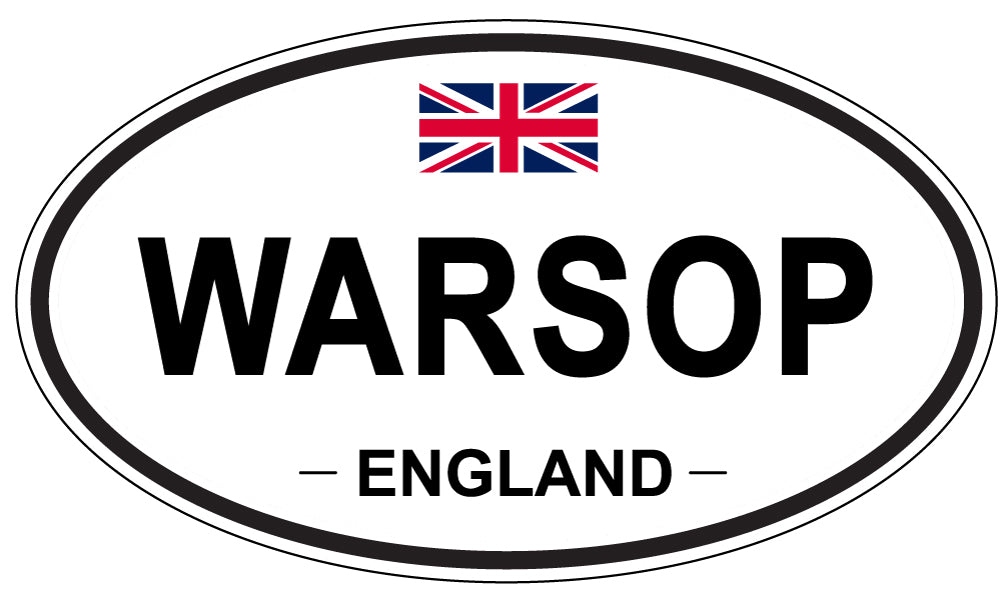 WARSOP, England - Oval Magnet