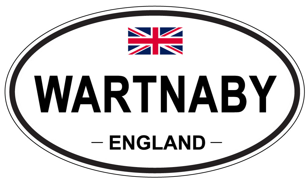 WARTNABY, England - Oval Magnet