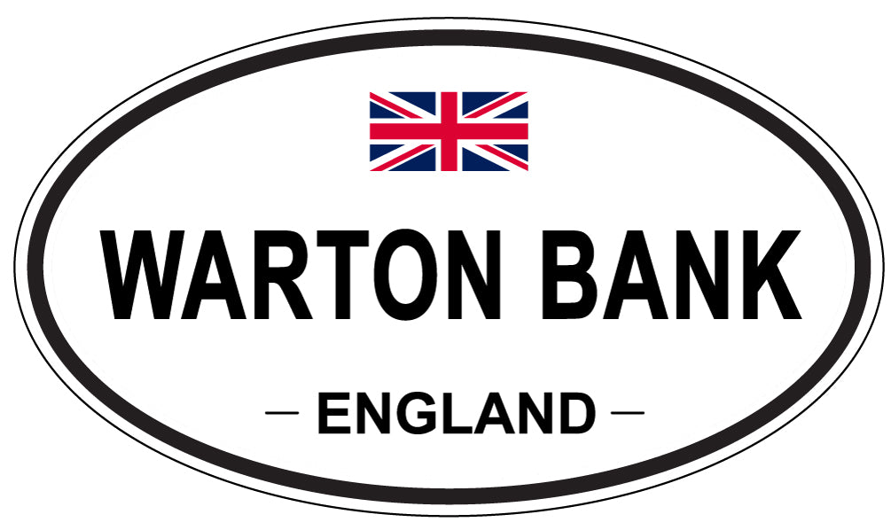 WARTON BANK, England - Oval Magnet