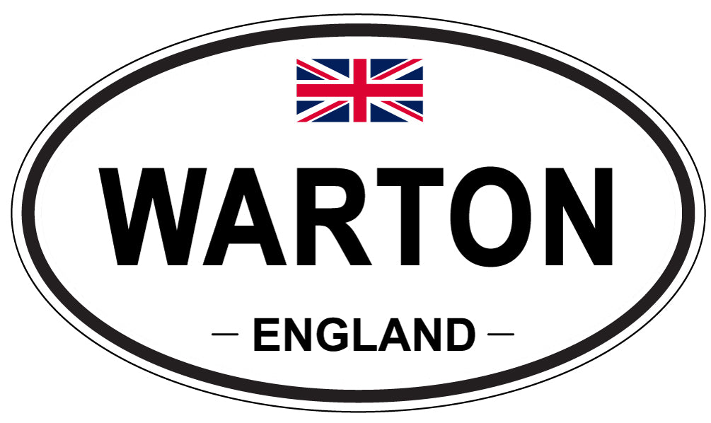 WARTON, England - Oval Magnet