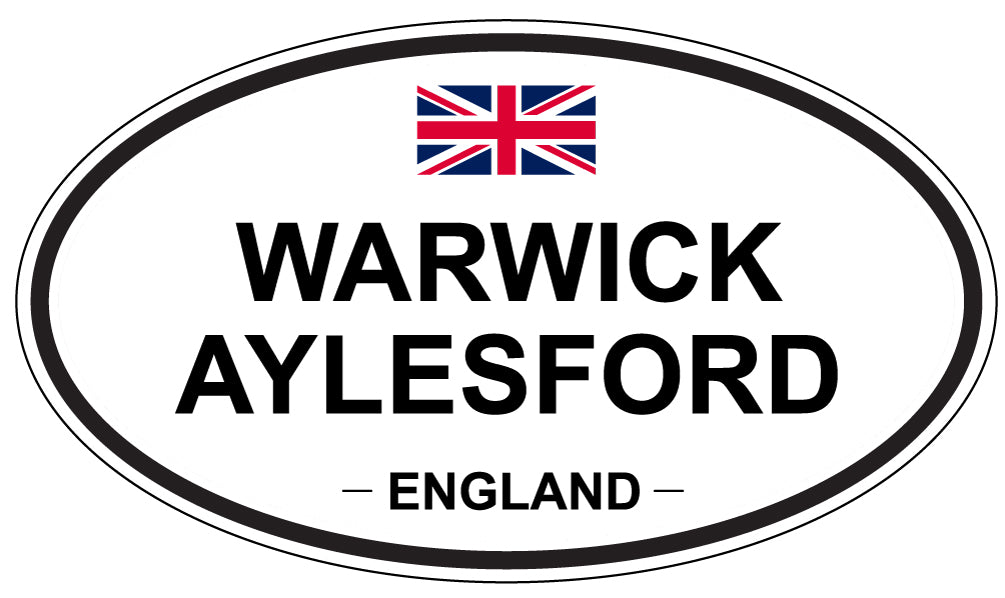 WARWICK AYLESFORD, England - Oval Magnet