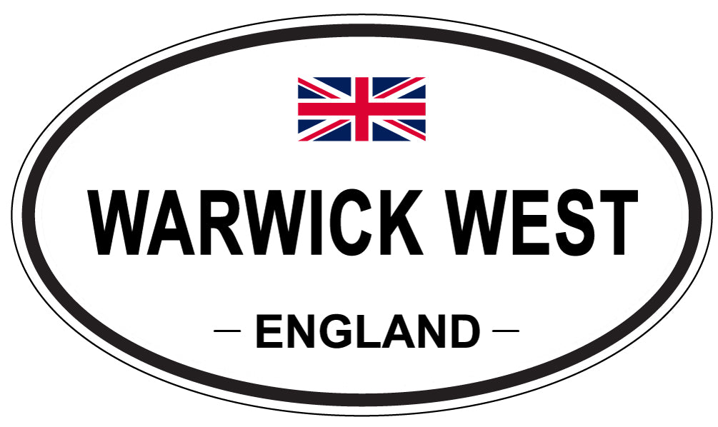 WARWICK WEST, England - Oval Magnet