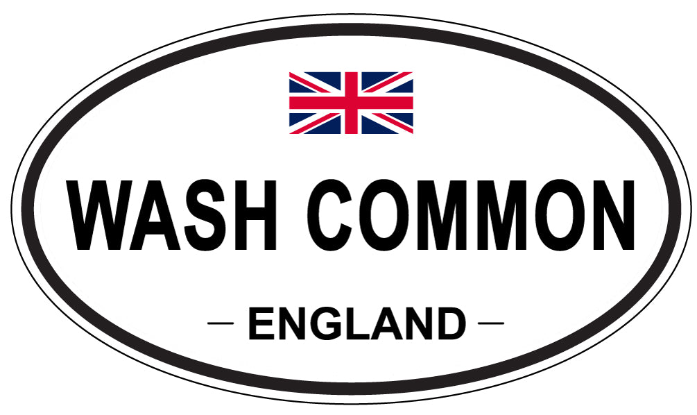 WASH COMMON, England - Oval Magnet
