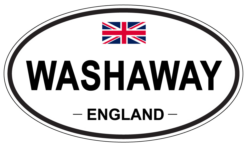 WASHAWAY, England - Oval Magnet