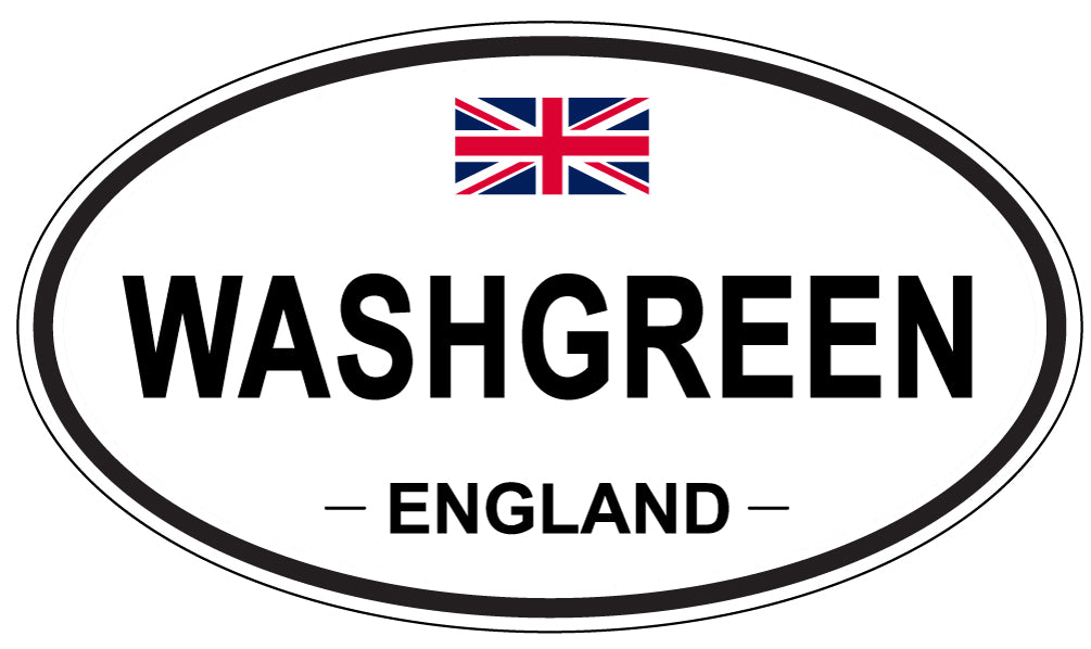 WASHGREEN, England - Oval Magnet