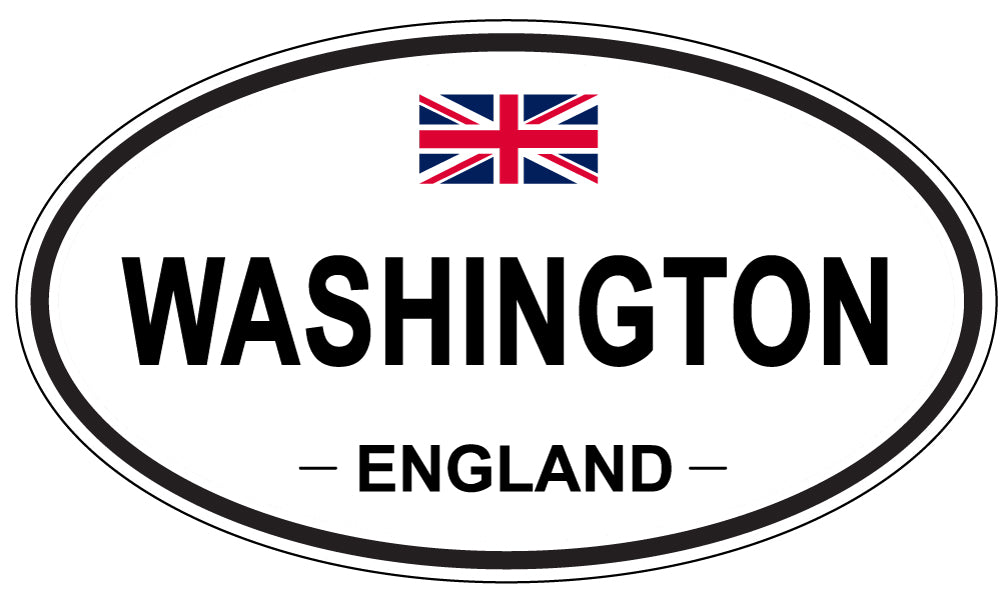WASHINGTON, England - Oval Magnet