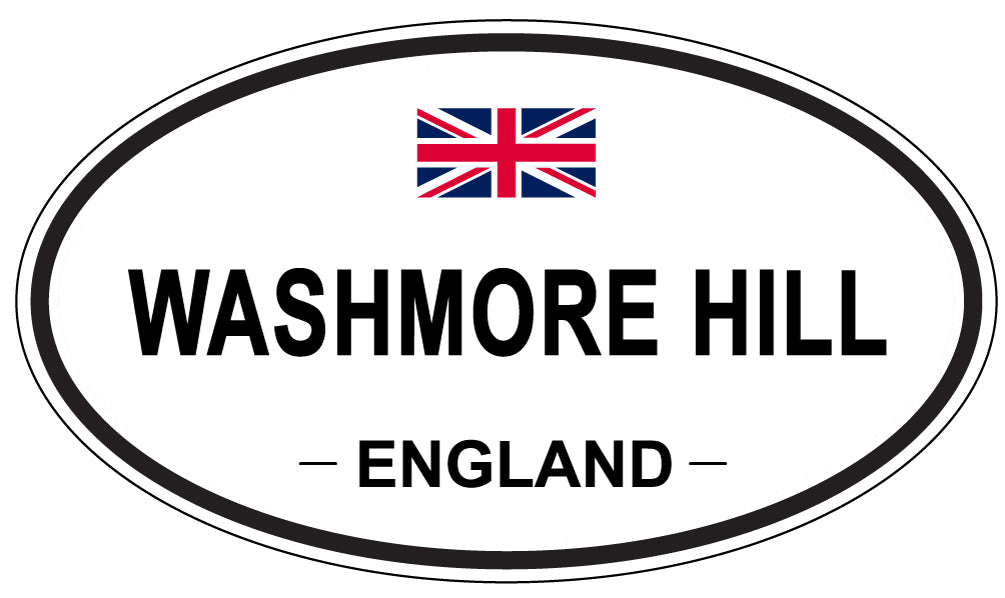 WASHMORE HILL, England - Oval Magnet