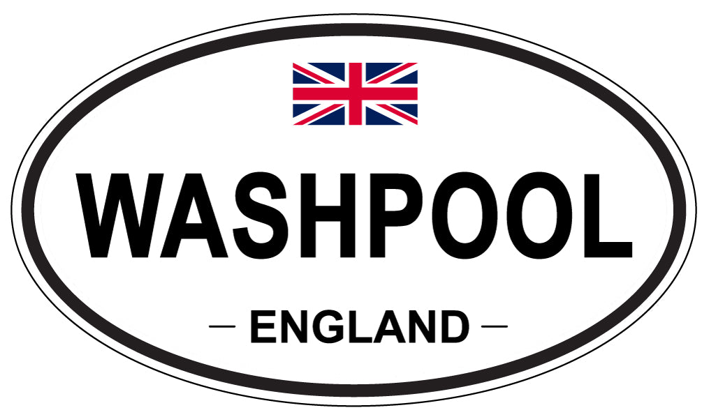 WASHPOOL, England - Oval Magnet