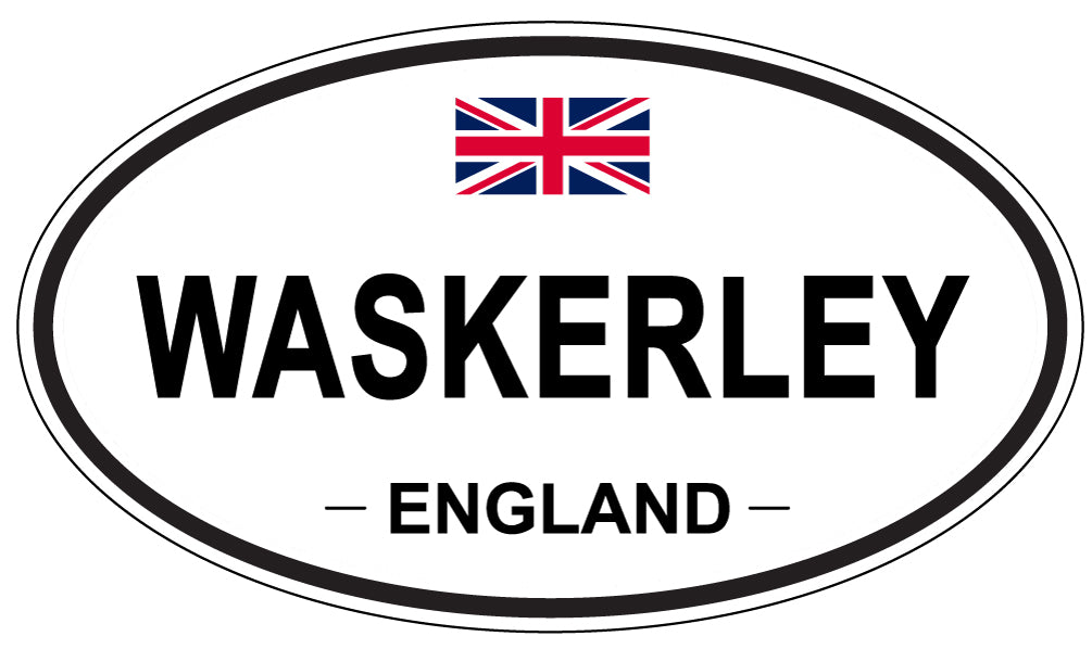 WASKERLEY, England - Oval Magnet