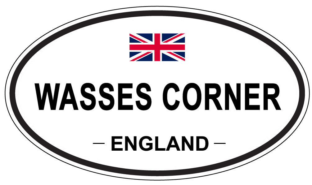 WASSES CORNER, England - Oval Magnet