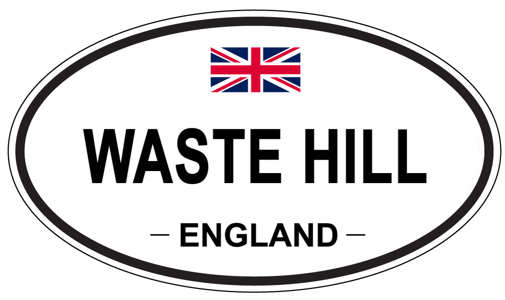 WASTE HILL, England - Oval Magnet