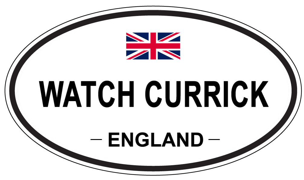 WATCH CURRICK, England - Oval Magnet
