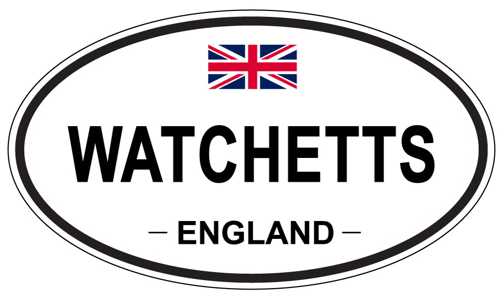 WATCHETTS, England - Oval Magnet