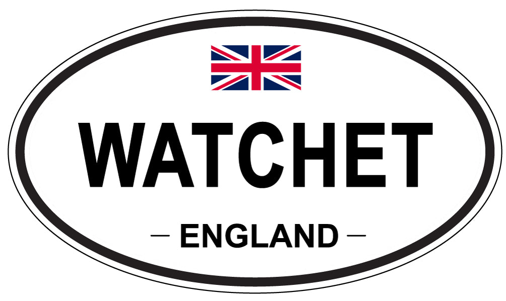 WATCHET, England - Oval Magnet