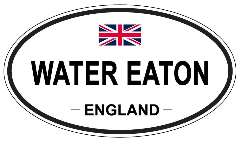 WATER EATON, England - Oval Magnet