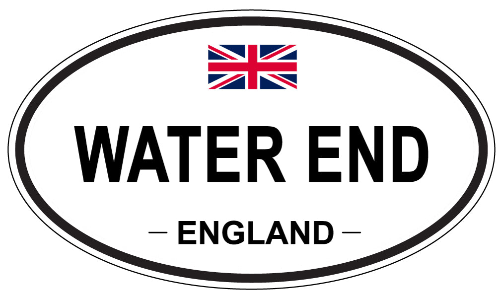 WATER END, England - Oval Magnet