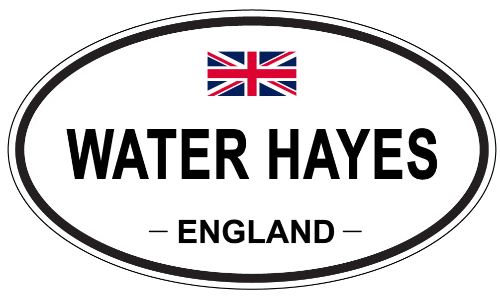 WATER HAYES, England - Oval Magnet