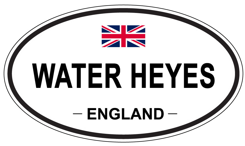 WATER HEYES, England - Oval Magnet
