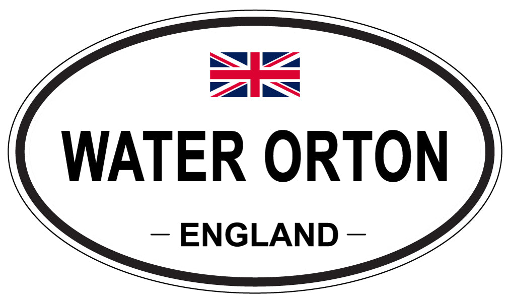 WATER ORTON, England - Oval Magnet