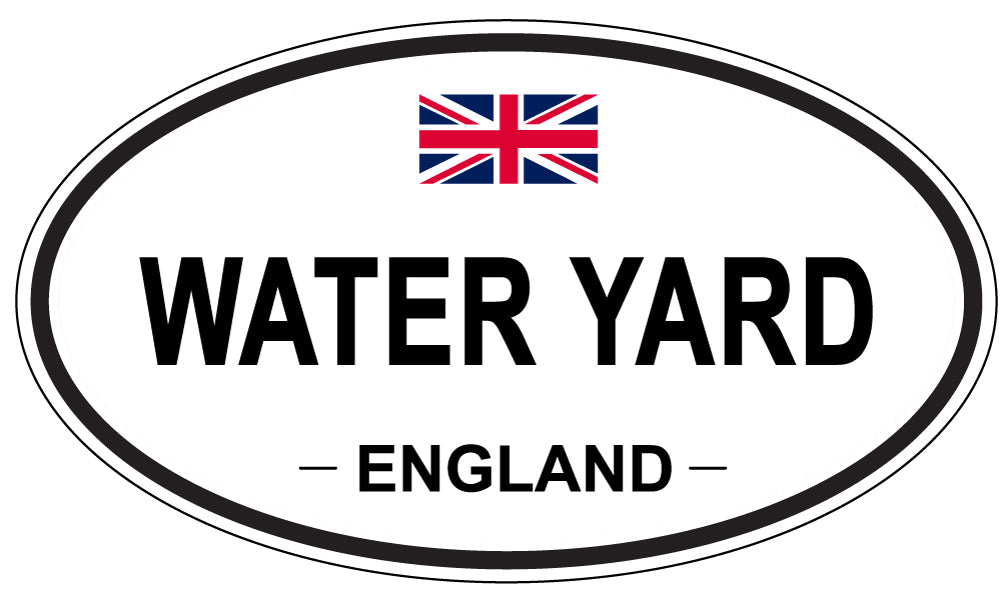 WATER YARD, England - Oval Magnet