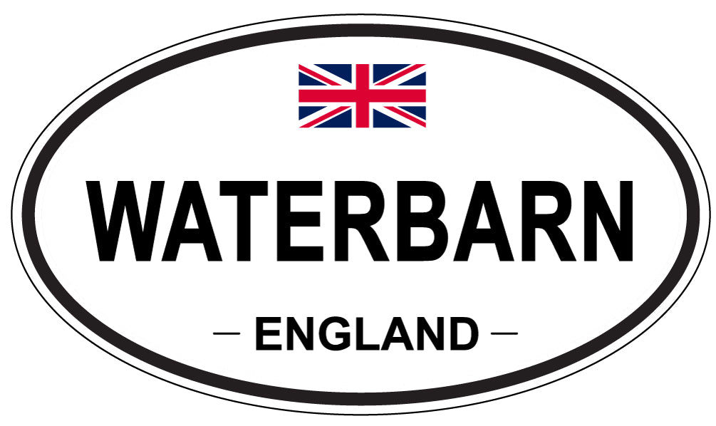 WATERBARN, England - Oval Magnet
