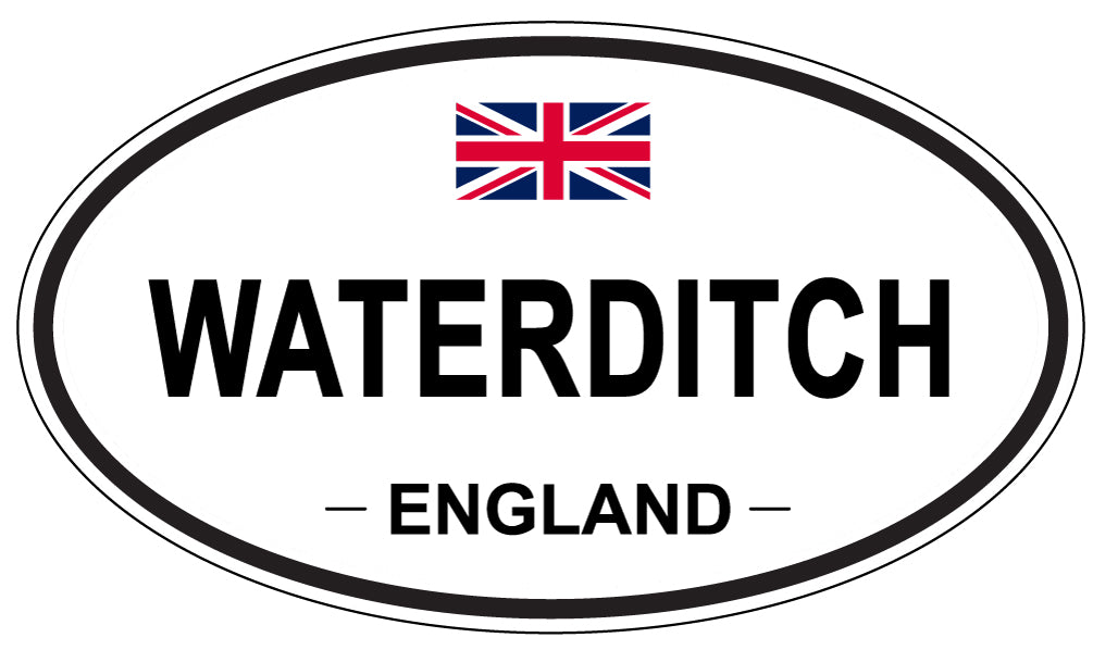 WATERDITCH, England - Oval Magnet