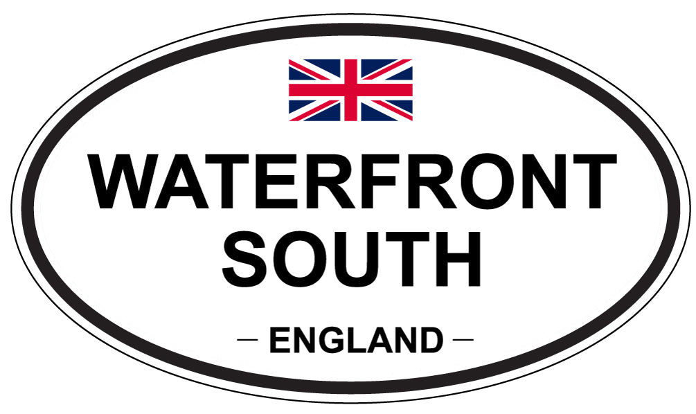 WATERFRONT SOUTH, England - Oval Magnet
