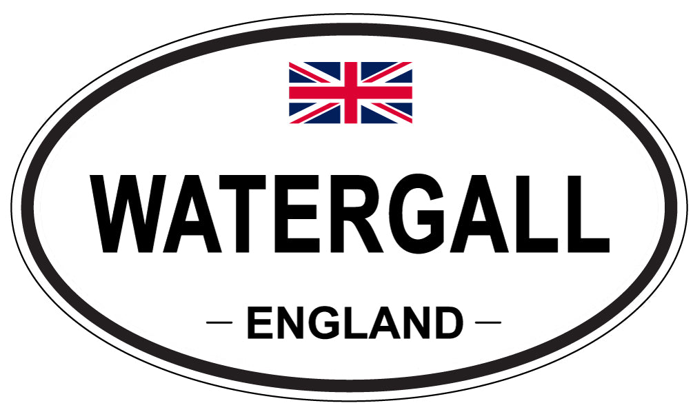 WATERGALL, England - Oval Magnet