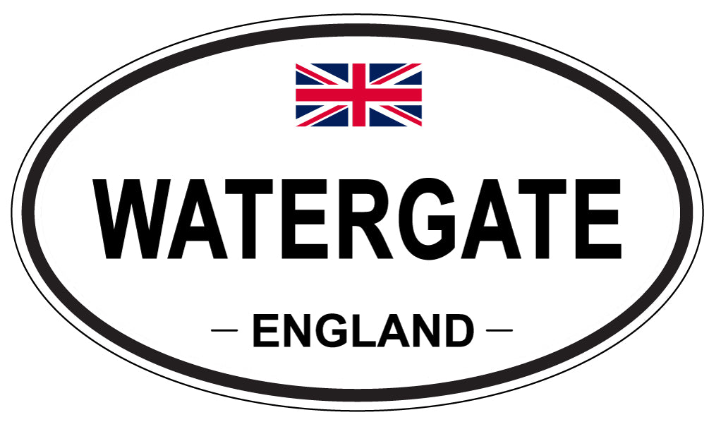 WATERGATE, England - Oval Magnet