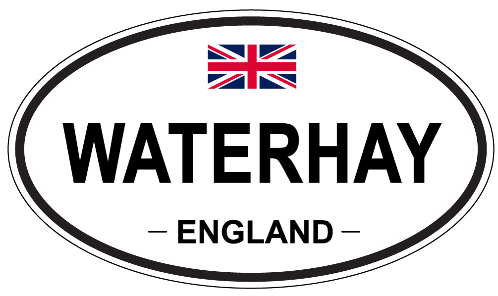 WATERHAY, England - Oval Magnet