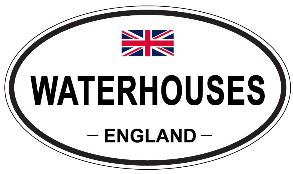 WATERHOUSES, England - Oval Magnet