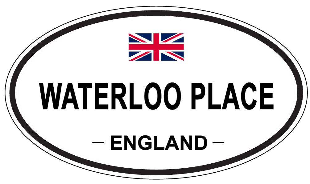 WATERLOO PLACE, England - Oval Magnet