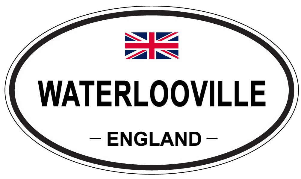 WATERLOOVILLE, England - Oval Magnet