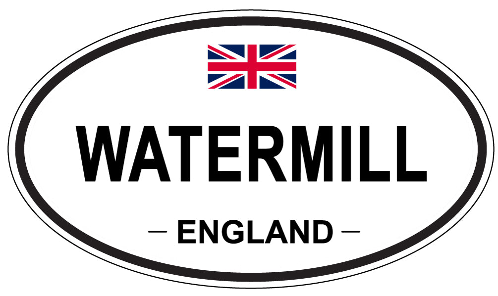 WATERMILL, England - Oval Magnet