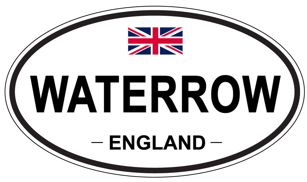 WATERROW, England - Oval Magnet