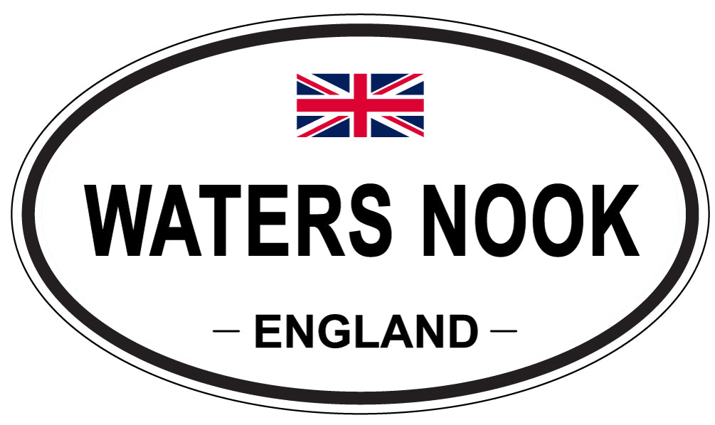 WATERS NOOK, England - Oval Magnet