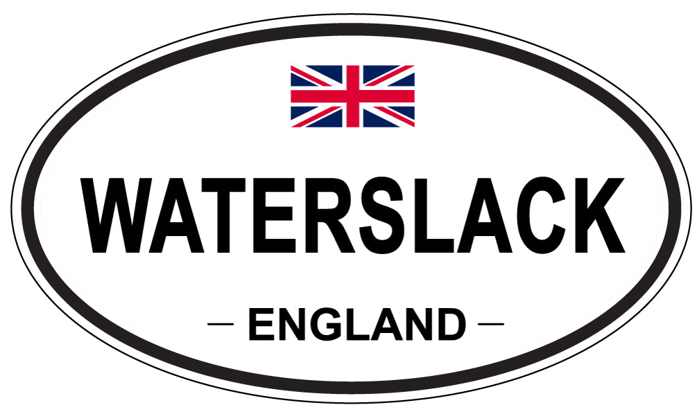 WATERSLACK, England - Oval Magnet