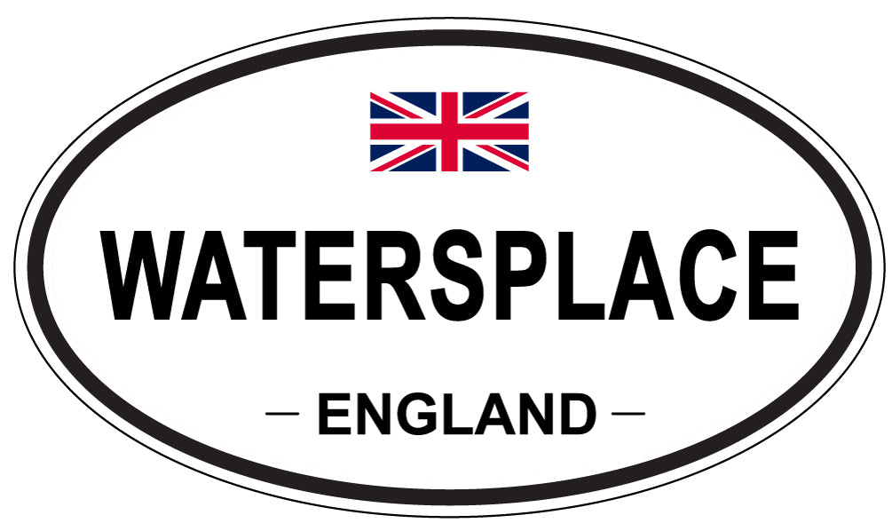 WATERSPLACE, England - Oval Magnet