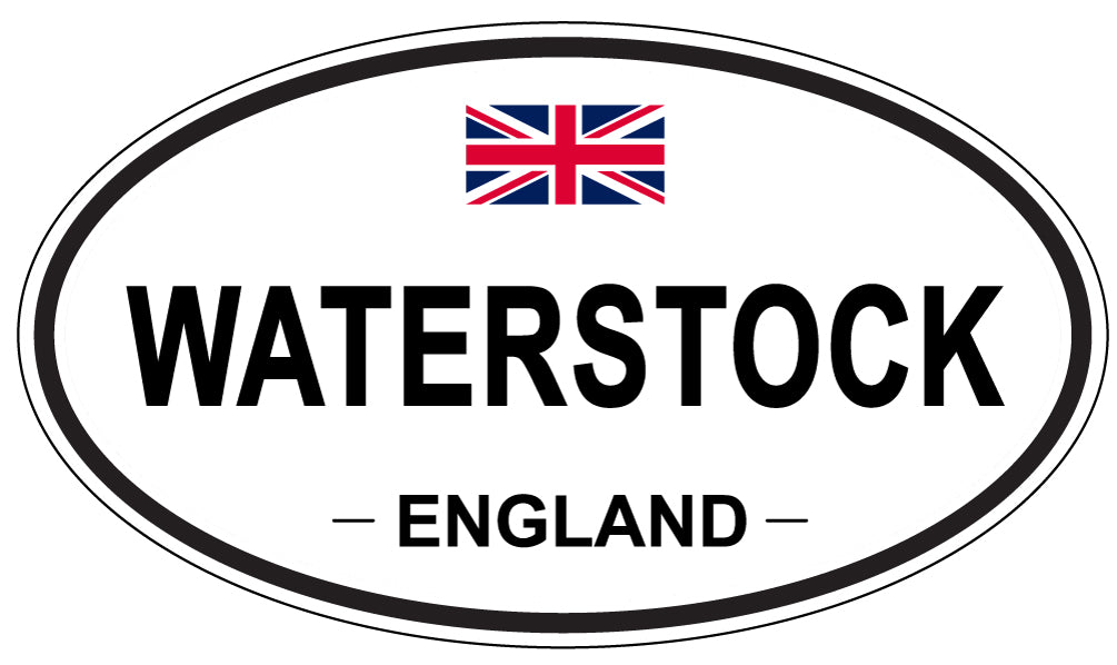 WATERSTOCK, England - Oval Magnet