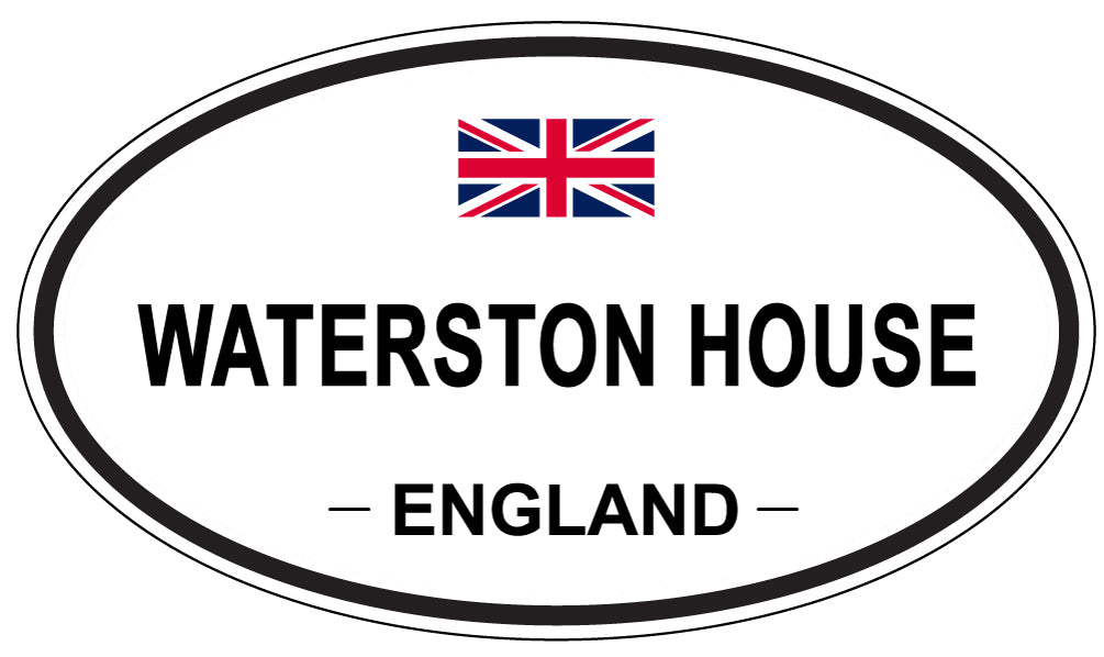 WATERSTON HOUSE, England - Oval Magnet