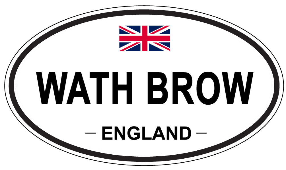 WATH BROW, England - Oval Magnet
