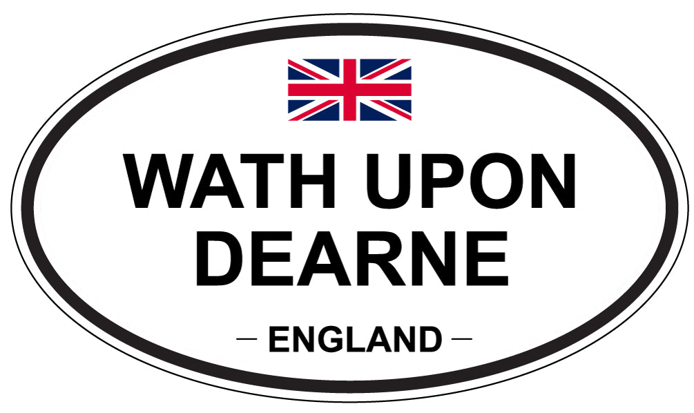 WATH UPON DEARNE, England - Oval Magnet