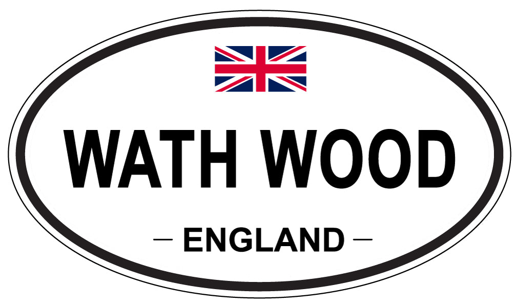 WATH WOOD, England - Oval Magnet