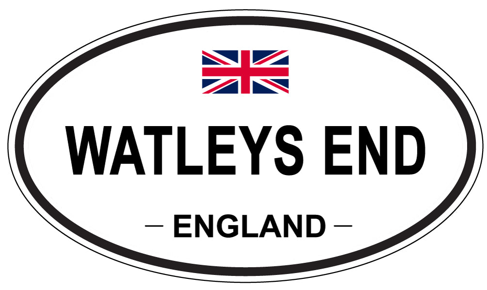 WATLEYS END, England - Oval Magnet